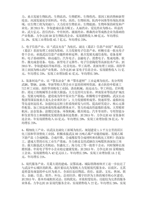 葛店开发区国民经济和社会发展第十二个五年规划