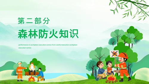 清明防火知识安全宣讲通用PPT模板
