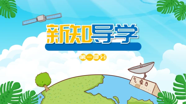 人教版地理《常见的天气系统》通用PPT模板