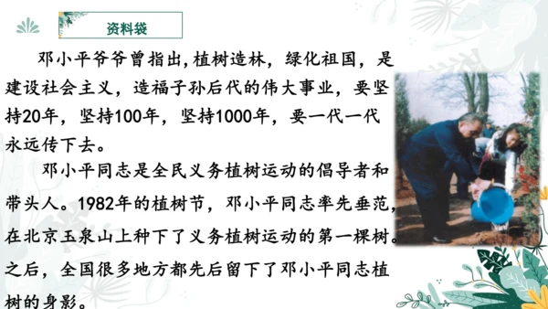 4.邓小平爷爷植树（第一课时）  课件