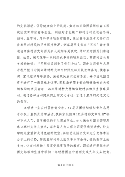 团市委青农工作汇报材料 (4).docx