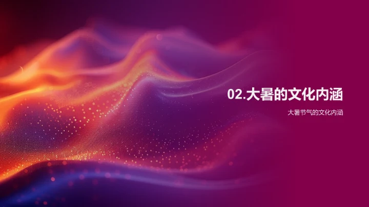 大暑节气知多少PPT模板