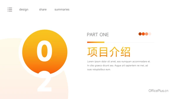 黄橙高端欧美风渐变商业计划书PPT模板