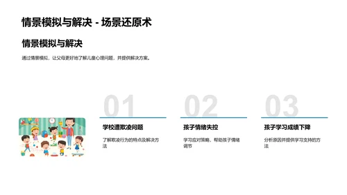 教育报告：儿童心理学PPT模板