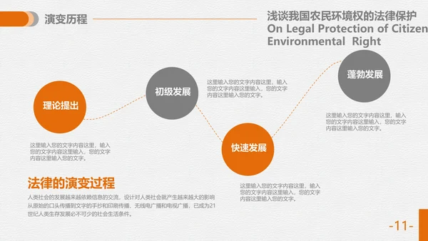 法律专业毕业论答辩通用PPT模板