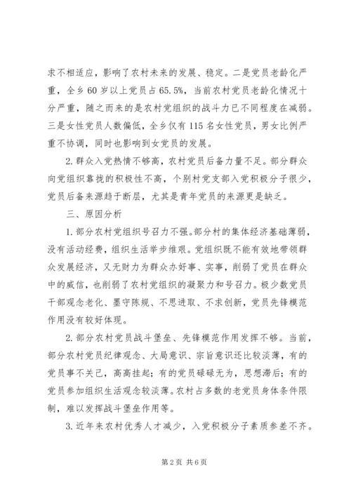 当前农村发展党员工作中存在的问题及对策.docx