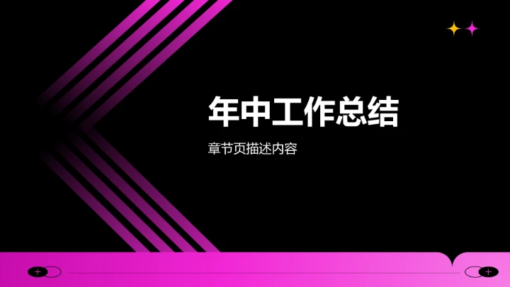 年中重点工作落地复盘PPT模板