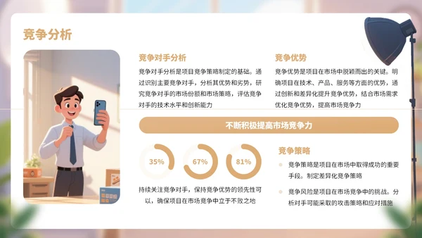 棕色卡通风网络行业商业计划书PPT