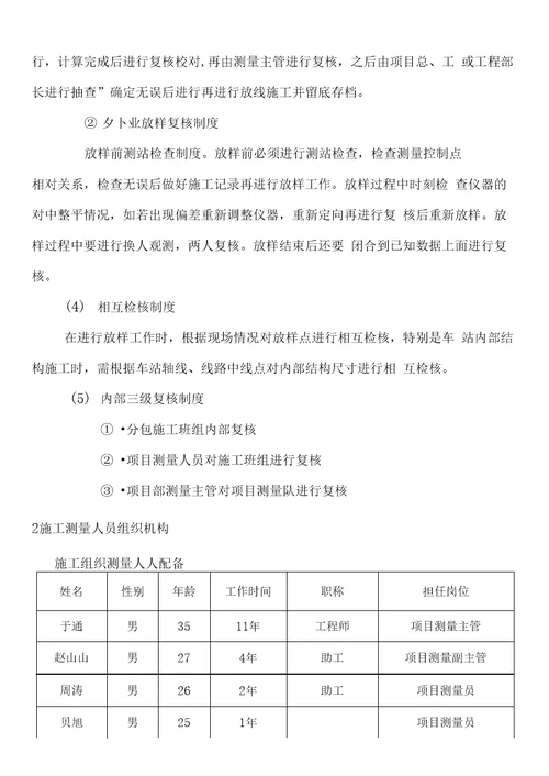 施工测量管理制度