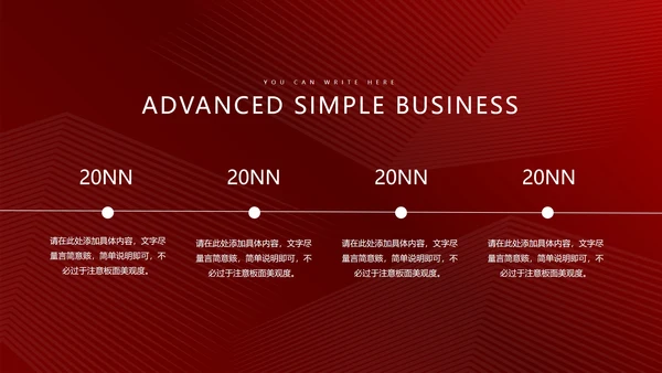 红色简约风两会政府报告心得解读PPT模板