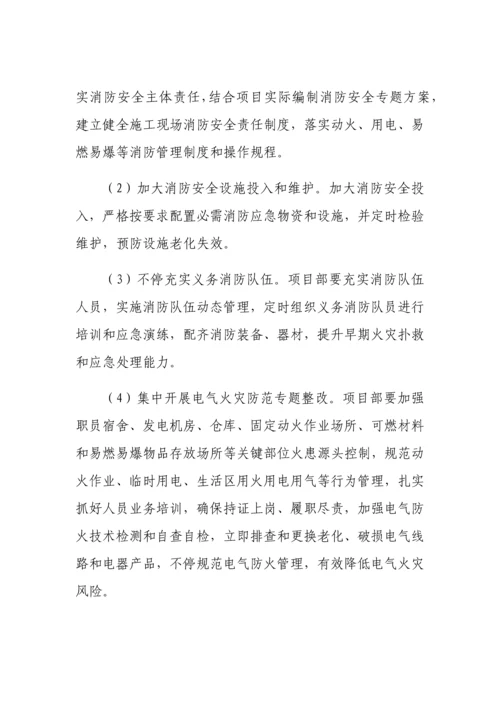 今冬明春火灾防控及消防安全检查工作专业方案.docx