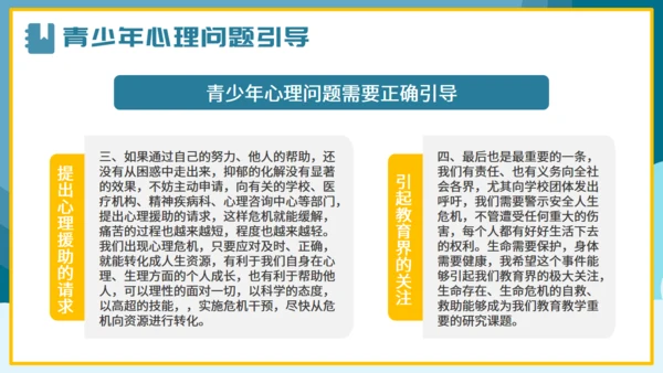 青少年心理健康通用PPT课件模板