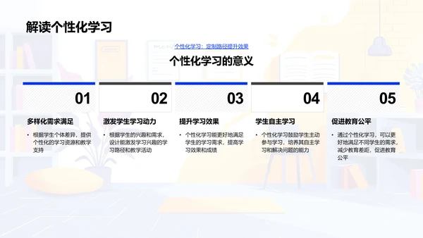 设计个性化学习路径PPT模板