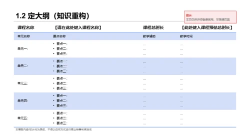 白色网络在线课程培训课件PPT案例