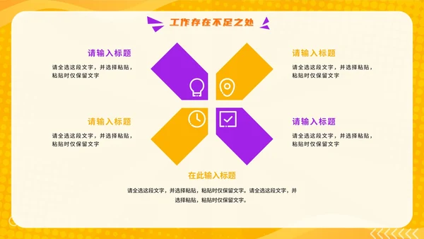 橙黄色电商季度工作报告工作总结PPT模板