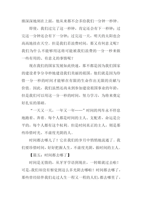 时间都去哪了作文800字.docx