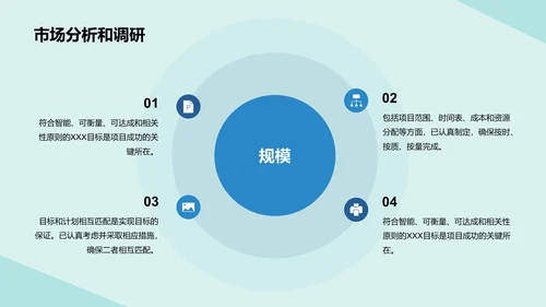 绿色卡通插画产品经理岗位竞聘述职PPT模板
