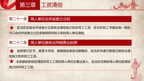 保障农民工工资支付条例全文解读PPT模板