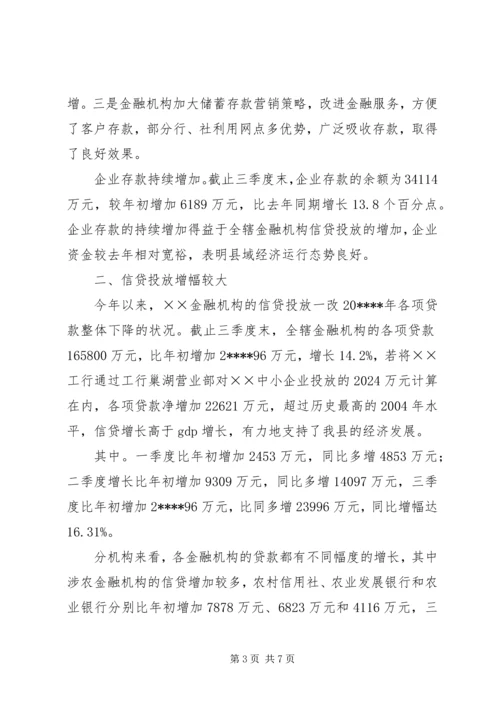 县银行信贷调研报告.docx