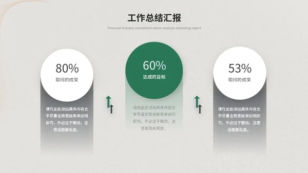绿色简约清新商务工作总结工作汇报工作计划述职报告ppt模板