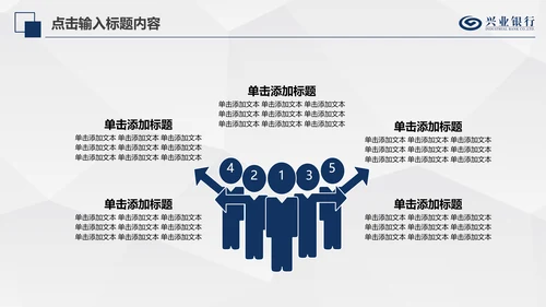 兴业银行简洁PPT模板金融理财