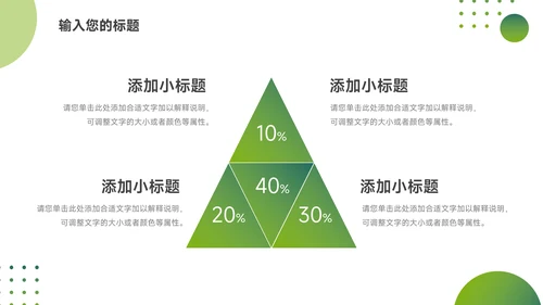 绿色简约大气企业文化培训PPT模板