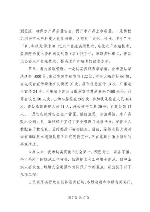 水利局总结及下一步工作安排.docx