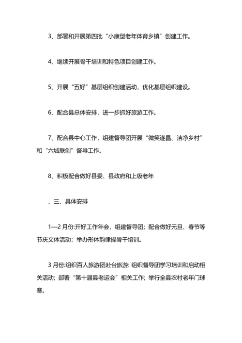 某县老年体育协会工作计划.docx
