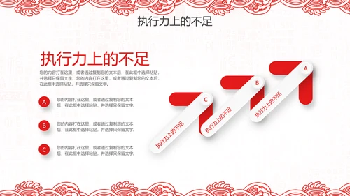 2019猪年新年春节喜庆红色剪纸PPT