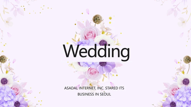 婚礼舞台开场片头相册婚礼纪念册PPT