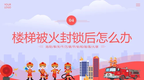 高层建筑火灾逃生知识讲解高层火灾消防安全培训PPT