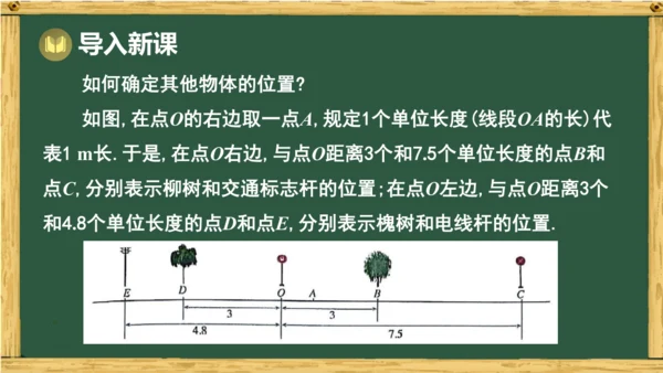 人教版数学（2024）七年级上册1.2.2 数轴  课件（共20张PPT）