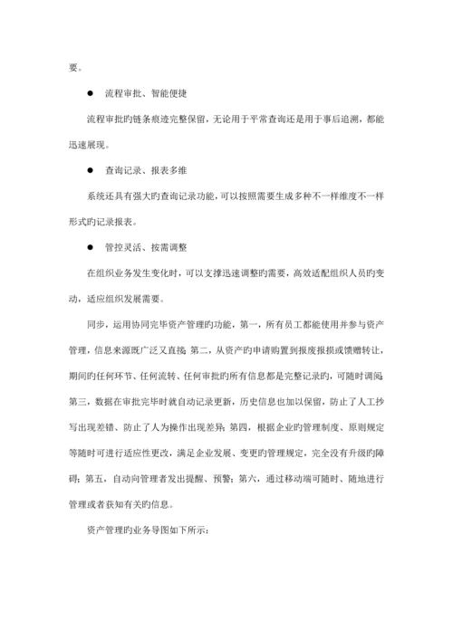 致远互联协同oa系统固定资产管理解决方案.docx