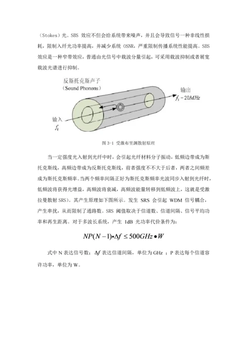 光纤中的非线性效应的研究应用.docx