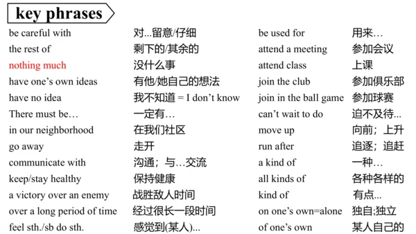 Unit 8 It must belong to Carla单元复习课件