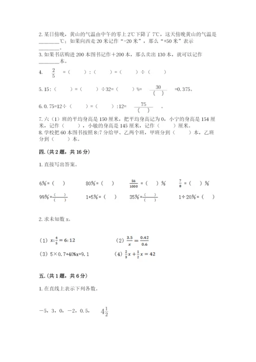 小学毕业班数学检测卷及完整答案（易错题）.docx