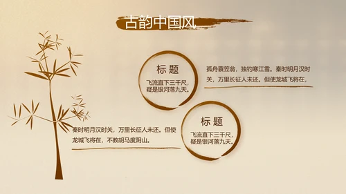 古香古色中国风中医艾灸PPT动态模板