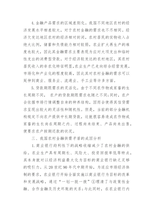 农村金融的论文.docx
