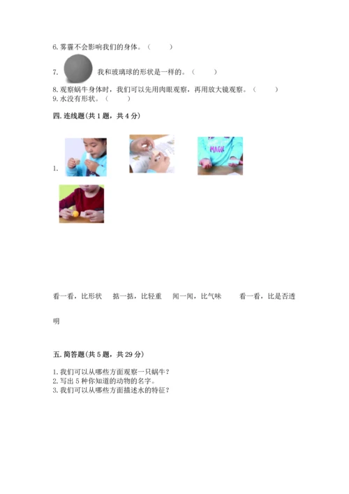 教科版一年级下册科学期末测试卷精品【b卷】.docx