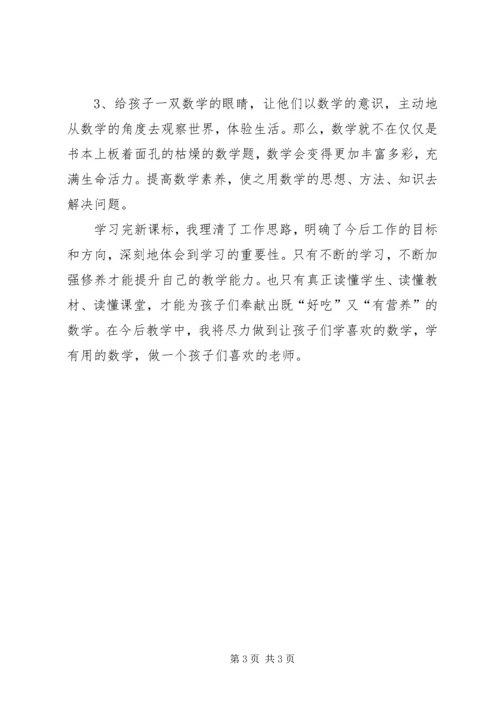 学习20XX年版新课标的心得体会(朱旭彬).docx