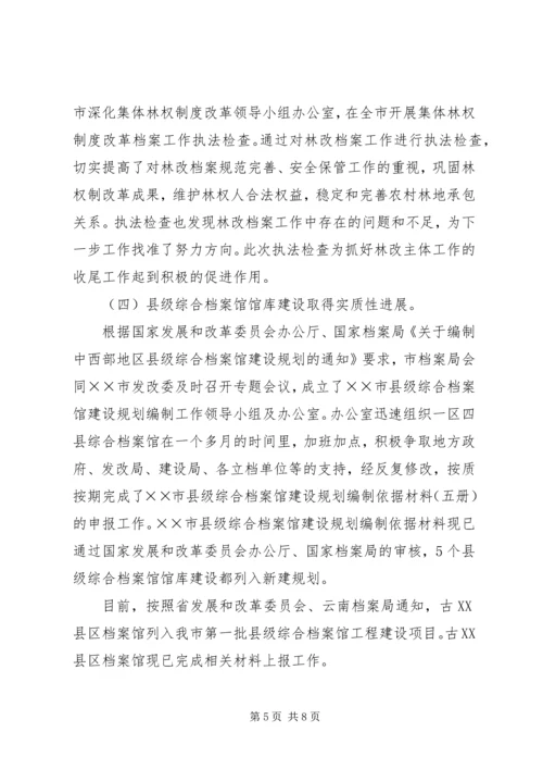 档案局馆工作总结及工作计划.docx