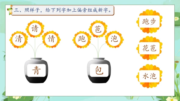 【核心素养】部编版语文一年级下册-识字3. 小青蛙 第2课时（课件）