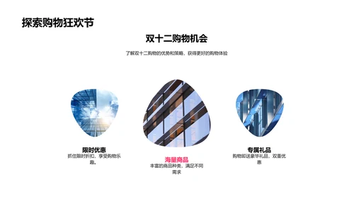 双十二购物指导PPT模板