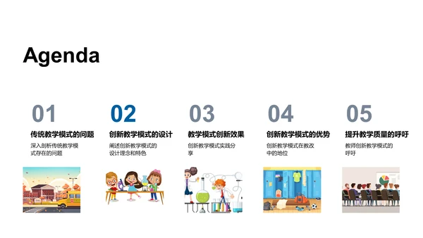 教学模式创新报告PPT模板