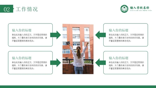 绿色学术风博士研究生复试申请汇报毕业论文答辩通用PPT博士复试