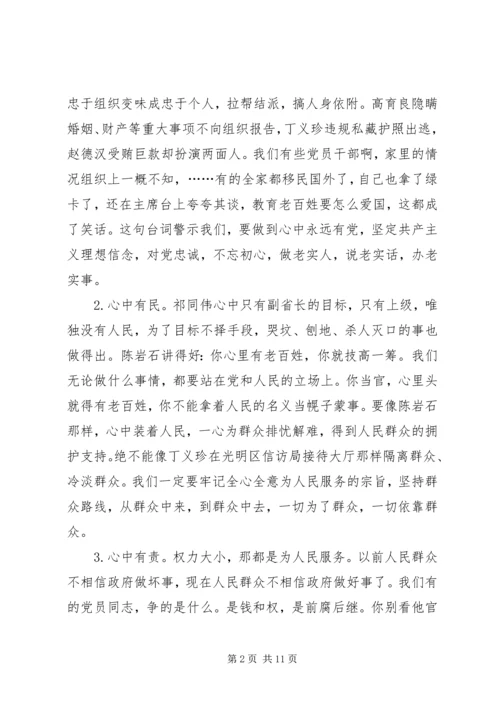 党员人民的名义精选观后感四篇.docx