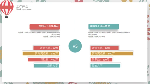 2019清新文艺花卉年度总结通用PPT模板