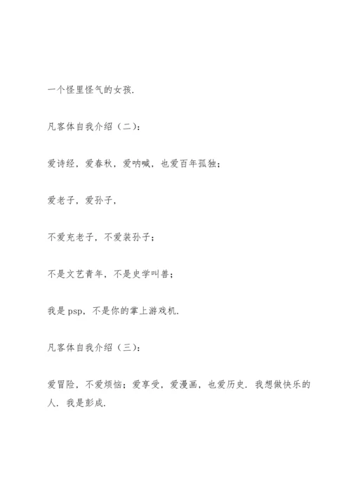 凡客体自我介绍.docx