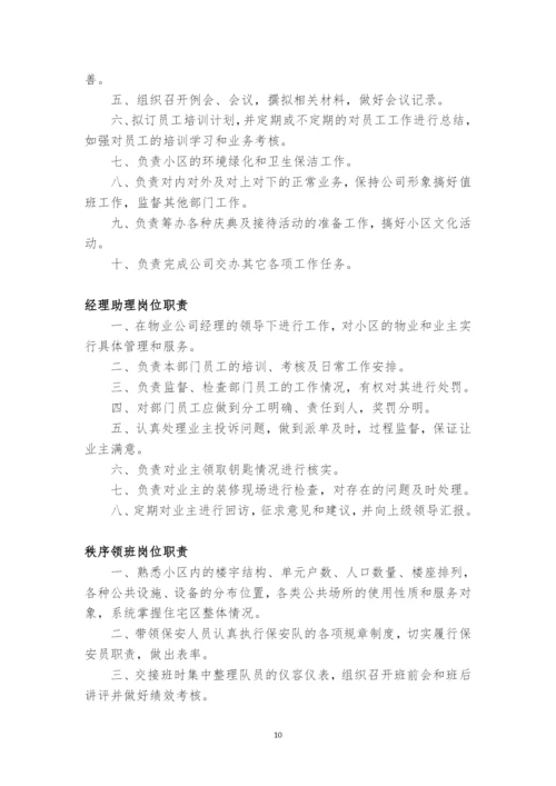 物业公司内部管理制度.docx