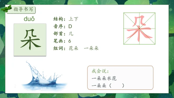 【核心素养】部编版语文一年级下册-12. 荷叶圆圆 第1课时（课件）